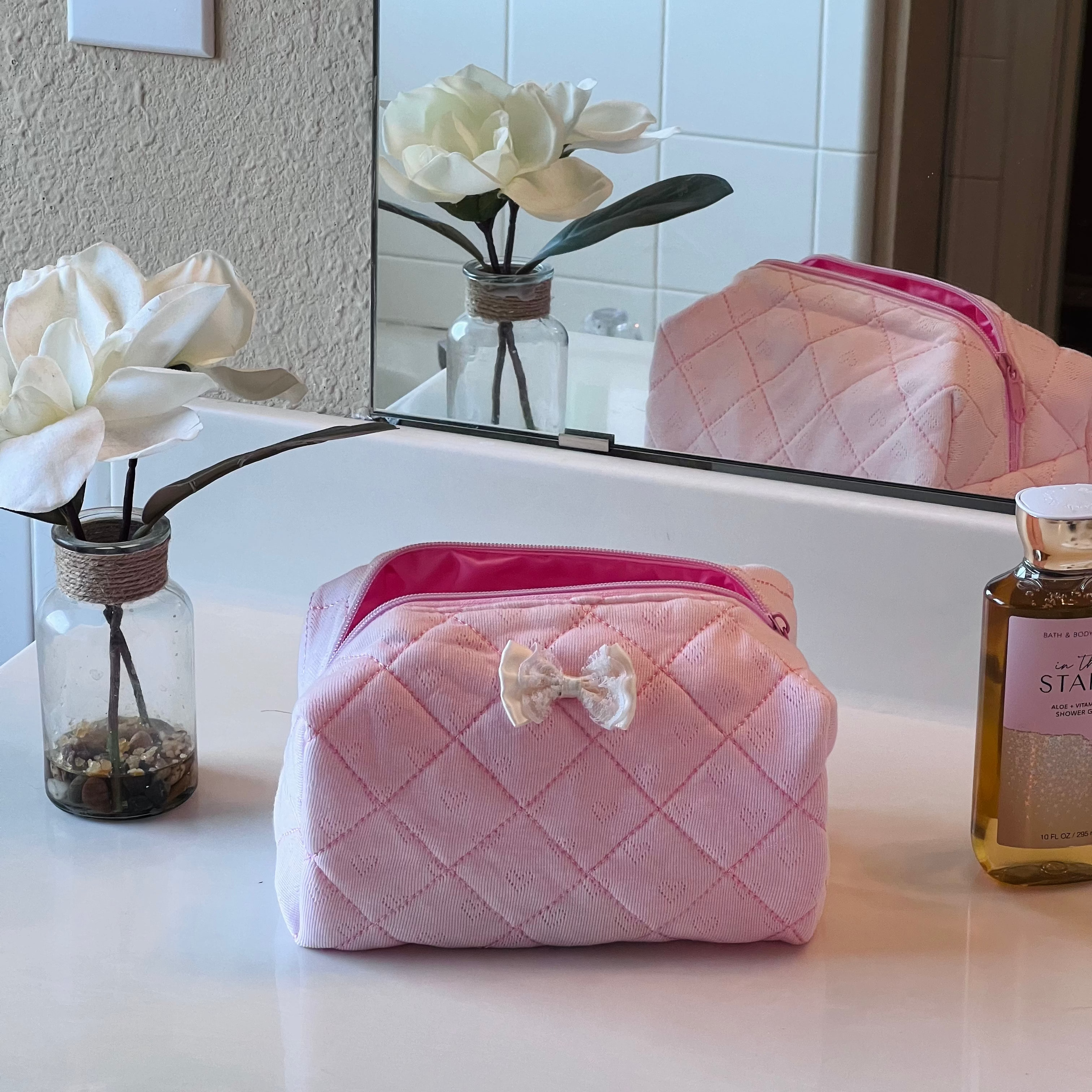 Makeup Bag 9-Inches Travel Cosmetic Bag