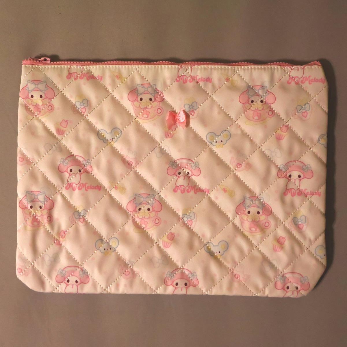 Quilted Floral Laptop Bag 14x10 Inches